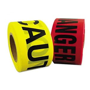 Custom Printing Logo Barricade Tape Single Side PE Warning Tape