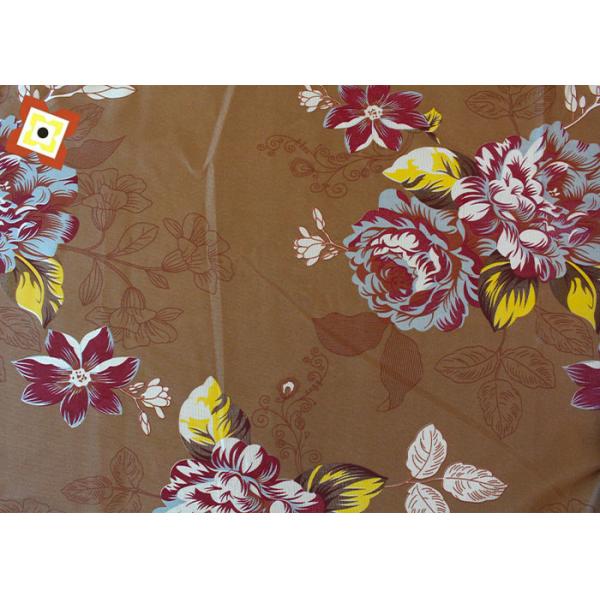 Our Factory Sells Gold Powder Disperse Warp Knitted Printed Mattress Fabric Directly