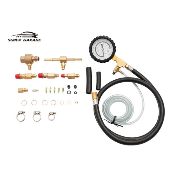 Fuel Injection Pressure Test Kits Gauge Set 0-100Psi 0-700Kpa With Fittings