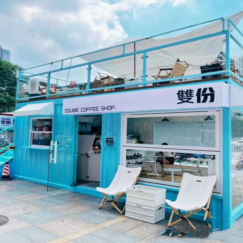 Mobile Living Container House Foldable Expandable Prefab Tiny Easy to Assemble Steel Door