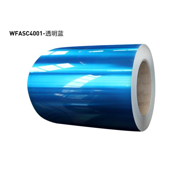PE PVDF Paint Aluminium Colour Coated Coils , Color Coated Coil Thickness 0.20-3.00mm
