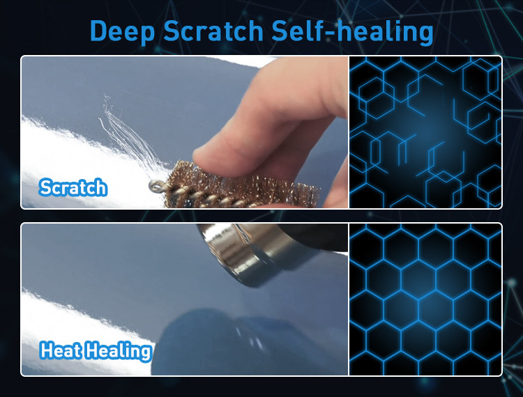 TPH AT Anti Yellowing 6.5mil Heat Repair Vehicle Paint Protection Film 165.1 Micron