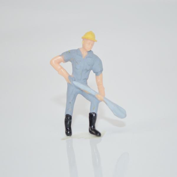 1:50 model worker painted figure railway scale model plastic workers 4.2cm for architectural train layout