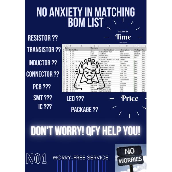Audio amplifier IC chips PIC32MX695F512L-80I/PF One- Stop Electronic Components Bom List Kitting Service Ic Connectors Matching