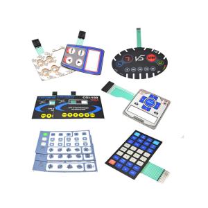 China Control Keypad Circuit Print Overlay Keyboard Membrane Switch Waterproof wholesale
