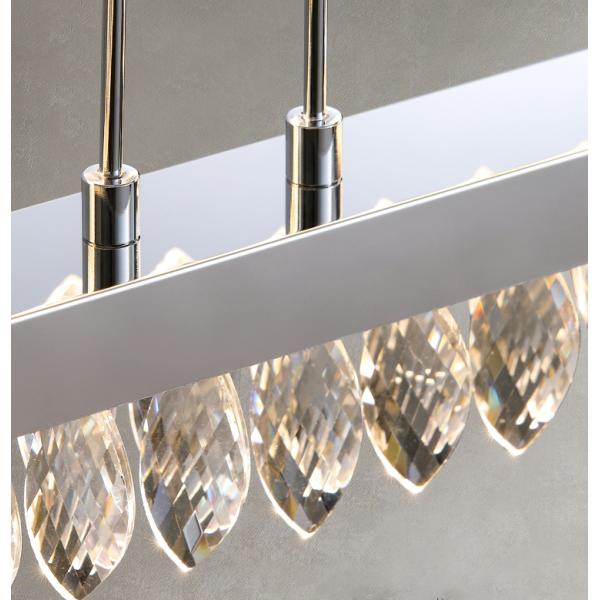 Led Silver Chandelier For Living Room Modern Creative Design crystal led ceiling light(WH-CY-214)