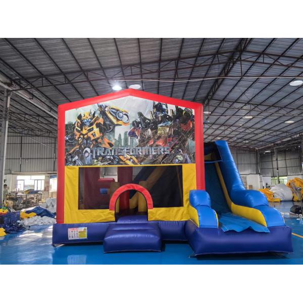 5x4m Transformersinflatable Jumping Bouncy Castles Inflatable Commercial Inflatable Bouncer With Slide