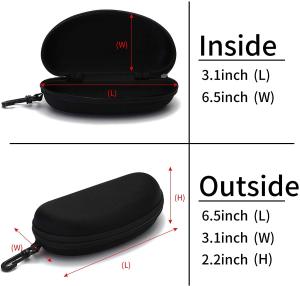 EVA plastic Hard Shell Eyeglass Case , BSCI Sunglasses Travel Case