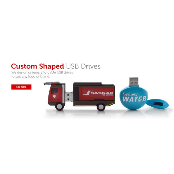 Customized USB Flash Drive for Any Shape and Unique Design, FREE Desgin for Virtual 2D/3D Artwork!