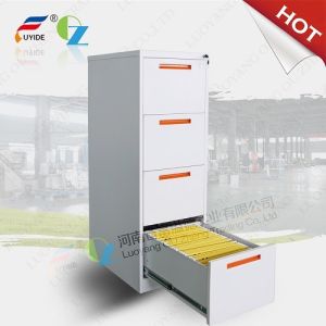 Vertical filing cabinet steel material 4 drawer,H1330xW452xD620mm,in stock