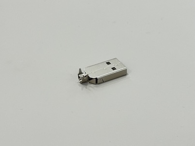 USB 2.0 AM Connector Two-Piece Metal Shell 24.7mm | Pin Wire Cable Electrical Electronic Terminal Connector for Power Transmission & Customization
