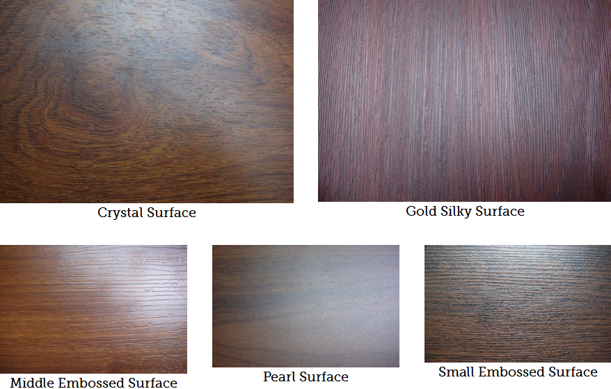 Pressed U-Groove V-Groove Anti-Static Fishbone Laminate Flooring Tile for Living Room