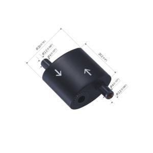 China Black Color Loop Cable Gripper Aluminum Dual Wire For 1.5mm Rope Hanging on sale
