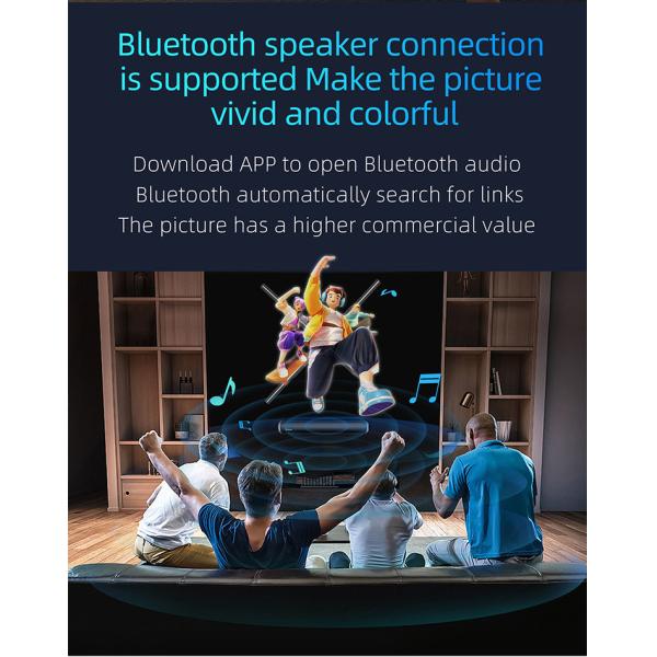 LED Holographic Image Projector Remote Control 3D Fan Projector