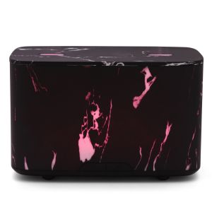 Marble Grain Double Mist Nozzle Humidifier Wood Aromatherapy Diffuser