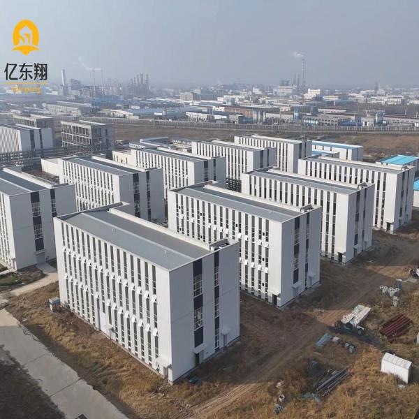 Customized Steel Structure Warehouse With Single Steel Or Sandwich Panel Wall Cladding And Customized Logo