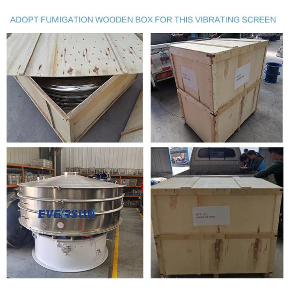 Customized Versatile Vibratory Sifter Machine 0.1 - 20t/H Capacity 1-500 Mesh Screen