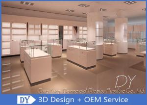China OEM Store Jewelry Display Cases For Retail Shop / Diamond Display Showcase wholesale