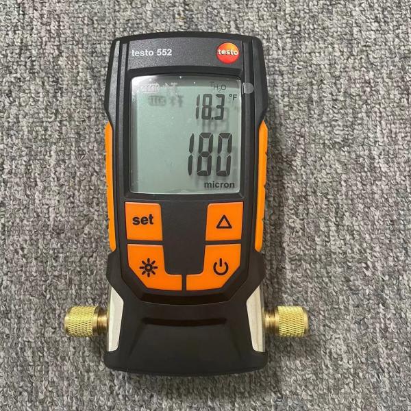 Original Testo 552 Digital Vacuum Micron Gauge With Bluetooth And Coupler Stock Best Price