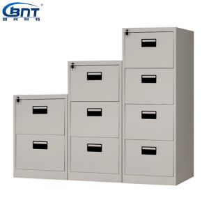 Office Steel KD Structure RAL7035 4 Drawer Filing Cabinet