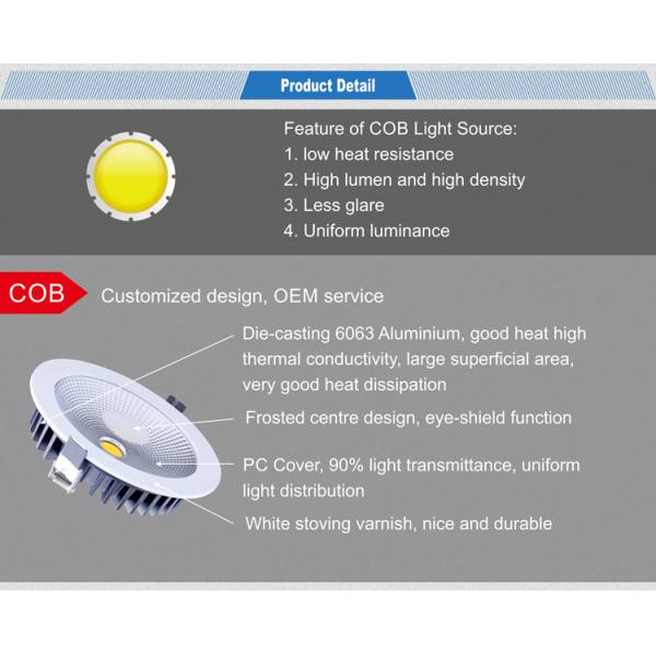 20W COB led downlight / ultra slim led downlight