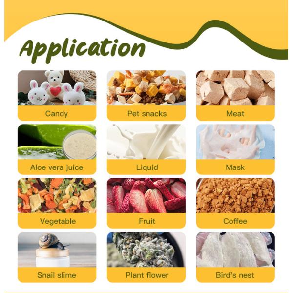 Home Freeze Dry Machine Multi-Function Design Ice-Cream Milk Coffee Freeze Dryer