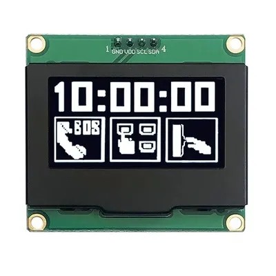 3.3V 1.54 Inch OLED Screen 128x64 White Blue Yellow With SPD0301 Driver IC