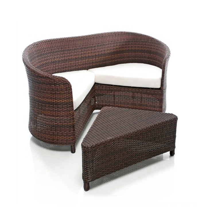 China UV And Waterproof Rattan Bistro Set With Steel Frame wholesale