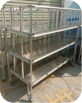 Trolley/Lean pipe workbench/Assembly line