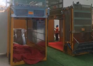 China 2 Ton Load Lifting Rack Pinion Construction Site Elevator wholesale