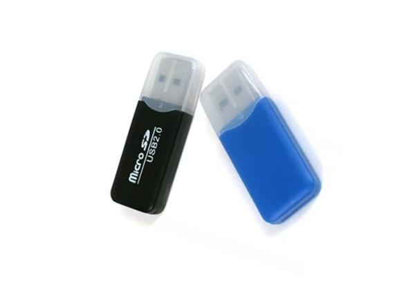 Quality Logo Printed Micro SD Card Reader , External USB Card Reader For SD Memory Stick for sale
