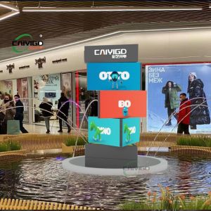 Indoor Rotating LED Screen 1920 * 1280 Large Led Screen