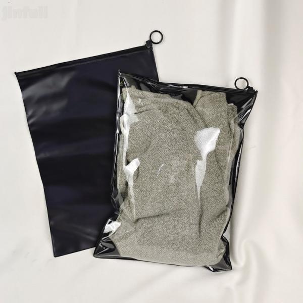 Biodegradable PVC Bag Zipper Rainproof Accept Customized Logo