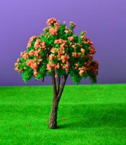 10cm architectural model tree/ artificial color tree/ model trees/ scale scenery trees