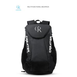 Buy cheap Black Badminton Racket Bag Backpack Jacquard Polyester Lightweight from wholesalers