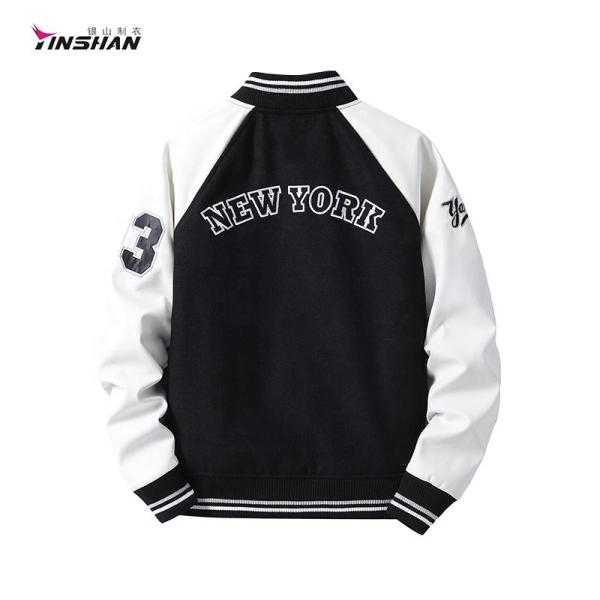 Custom Logo Men's Sportswear Baseball Uniform in Black for Autumn F1 Car Racing Jacket