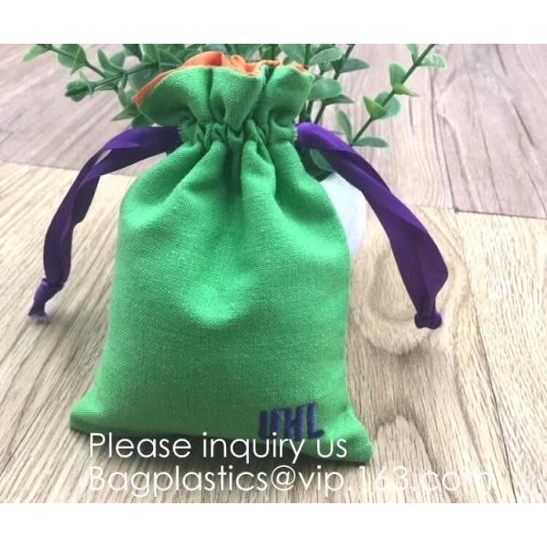 Velvet Cloth Drawstring Pouches Handy Gifts Jewelry Bags,Cream Drawstrings Velvet Bags for Jewelry, Gift, Wedding Favors