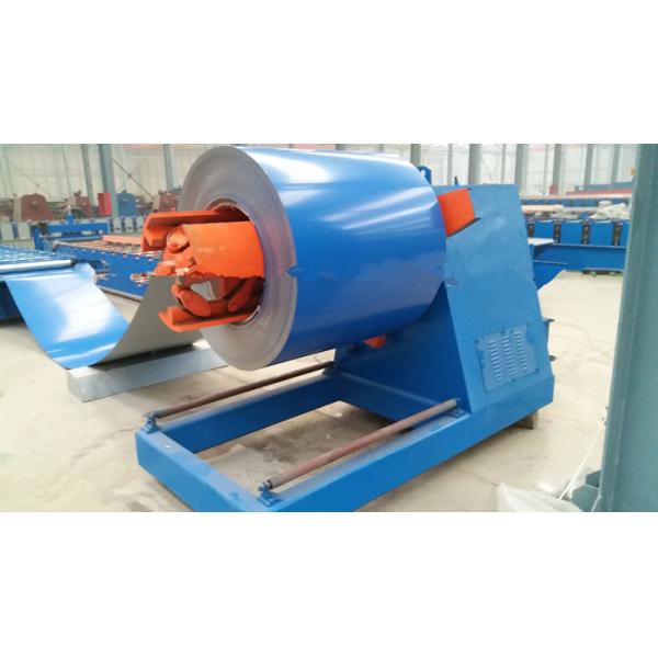PCL Hydraulic Decoiler Machine For Colored Roofing Sheet Roll Forming Machine