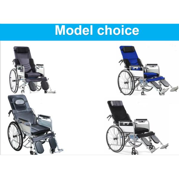 Hospital Elderly Cerebral Palsy Height Adjustable Lightweight Handicapped Foldable Wheelchair