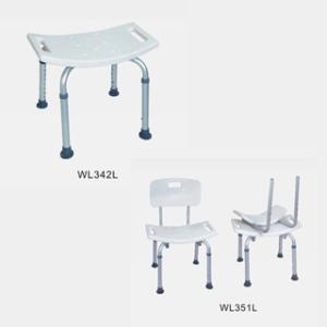 Foldable Height Adjustable Shower Chair Medical Surgical Instruments WL342L, WL351L