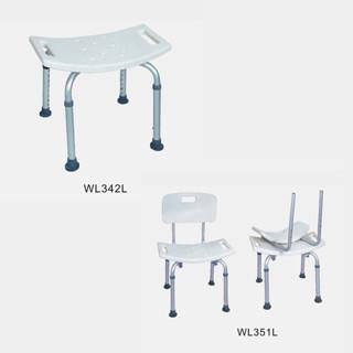 Quality Foldable Height Adjustable Shower Chair Medical Surgical Instruments WL342L, WL351L for sale
