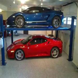 China TP430 Hydraulic Cylinder 4 Post Parking Lift 3000kg Lifting Capacity For Home Garage on sale