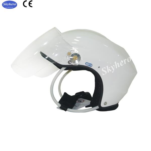 Black Aviation helmet high quality aircraft helmet light fly helmet for sale fiber glass Pilot helmet