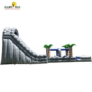 Grayish Blue PVC Inflatable Tunnel Slide For Adventure Seekers