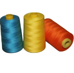 China Good Fastness Spun Poly Thread 5000 Meters , Multi Color Spun Polyester Sewing Thread on sale