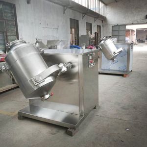 3D Mixer Dry Powder Granules Stainless Steel Silent Mixer