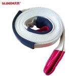 China MBS 11000 KG 75mm Heavy Duty Recovery Straps , Lightweight Trailer Tow Straps wholesale