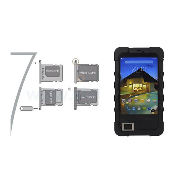 HFSecurity FP07 GPS 3G Warehouse Barcode Scanner Handheld Terminal Fingerprint Time Attendance Tablet