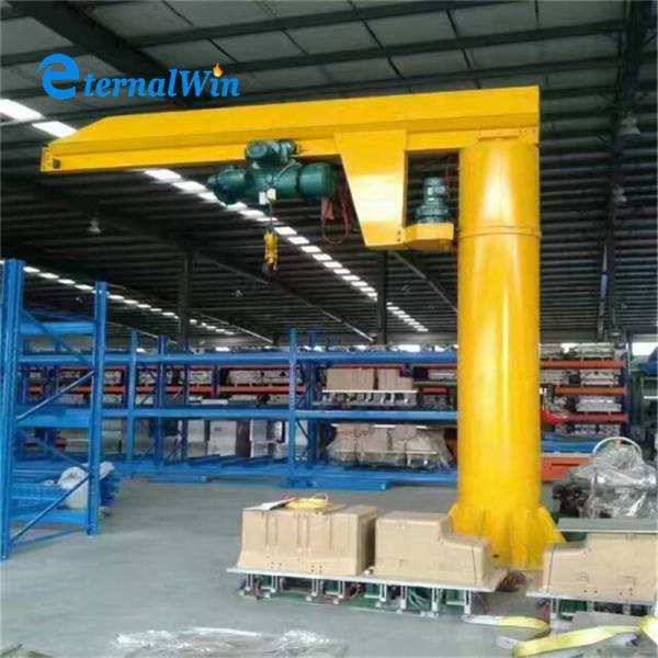 Customized Cantilever Slewing Arm Crane With Electric Chain Hoist