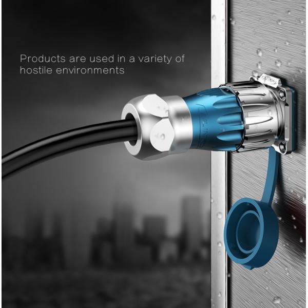 CNLINKO Waterproof IP68 USB 3.0 Connector Panel Mount Usb with Dust Cover for Cabinet Box